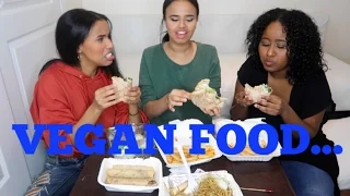 VEGAN FOOD MUKBANG | PROM & INSTAGRAM GIRL CHAT | Osh and Akela