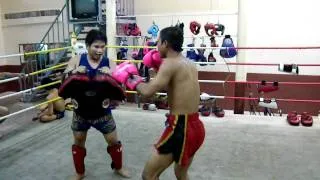 Chuwattana Camp, Bangkok April 2011, Young Muay Thai Champion