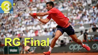 RG Final: Djokovic Chops Down Alcaraz, Plays Ruud for Title | Three Ep. 132