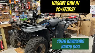 1986 Kawasaki Bayou 300 Project! (Part 1)