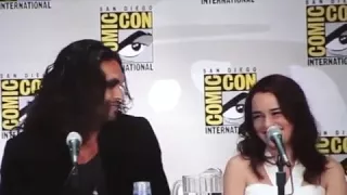 Jason Momoa and Emilia Clarke Share Cute Moment