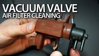 How to clean vacuum valve air filter in 1.6 & 2.0D TDCi, HDi engines (Volvo Ford Citroen Peugeot)