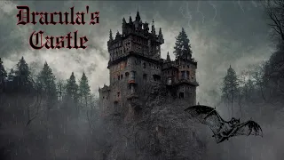 DRACULA'S CASTLE | Dark Vampire Music For Meditation, Heavy Thunderstorm Sounds | ASMR