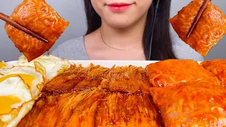 ASMR 맵찔이의 불닭쌈 불닭팽이버섯 도전 먹방👊🏻🔥 Fire Noodle Wraps Eating Sounds mudbank