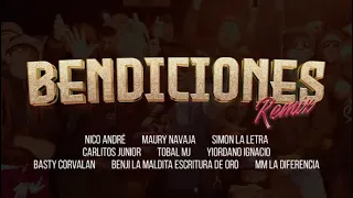 Bendiciones Remix NicoAndré MauryNavaja Simon La Letra ​⁠Tobal mj CarlitosJR Benji Basty Yiordano MM