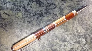 Cocobolo Maple Gift Card Pen (Segmented Pen)