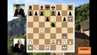 Kasparov Victory vs Anand in 25 moves • Evans Gambit • 1995 ♟️