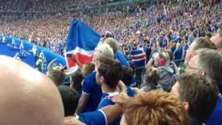 Icelandic national anthem Lofsöngur Quarter-final vs France 3.july 2016