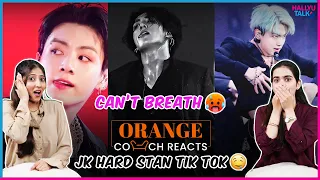 Orange Couch Reacts to JEON JUNGKOOK HARD STAN TikTok compilation 🥵😍| HALLYUTALK