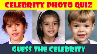 Guess the Celebrity | Celebrity Childhood Photo Quiz