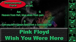 Pink Floyd - Wish You Were Here - Instrumental - Guitar Chords (0001-B2)