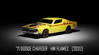 Hot Wheels '71 Dodge Charger HW Flames [2020]