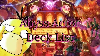 My Abyss Actor Deck Profile (2024)