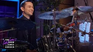 Joseph Gordon-Levitt Takes Over the Drums