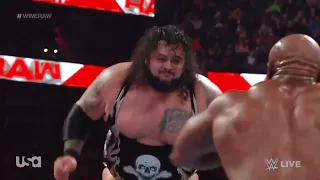 Bobby Lashley vs. Bronson Reed | RAW April 10, 2022 WWE