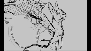 'Meeting Cowslip' Watership Down - ROUGH animation