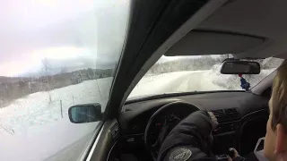 BMW E39 523 - Winter drifting