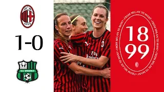 Highlights | Milan-Sassuolo 1-0 | 7° Giornata Serie A Femminile 2019/20