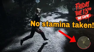 Friday the 13th: how to get infinite stamina! *still works*