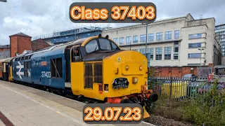 The Jolly Fisherman Railtour at Nottingham 29.07.23 incl: Class 37403 & 47773