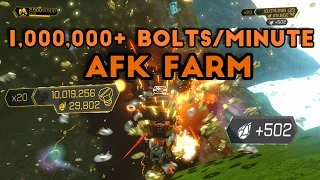 Ratchet & Clank (PS4) - afk farm unlimited bolts, raritanium, and holocards