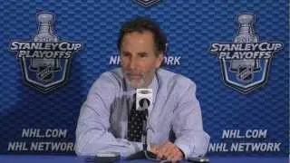 John Tortorella reaction after Game 2 loss to New Jersey