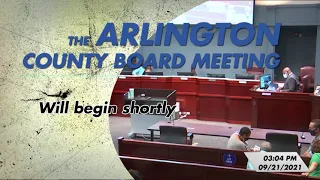 Arlington County Board Recessed Public Hearing