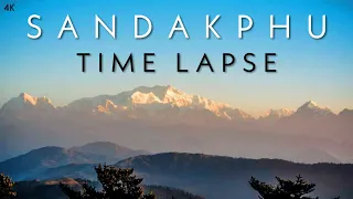 SANDAKPHU 4K TIME LAPSE / SANDAKPHU THE ADVENTURE TREK / Dream Walk