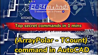 ArrayPolar - TCount command in AutoCAD