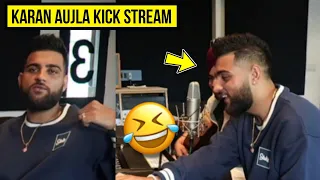 Karan Aujla Latest KICK Live Stream Funny Moments 😂 | Karan Aujla Live Talking About India Tour