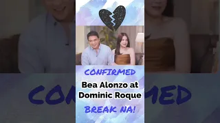Bea Alonzo and Dominic Roque have called it quits 💔😓