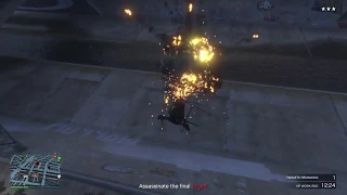 Buzzard Miniguns Vs. Police Maverick Engine = Quick Destruction