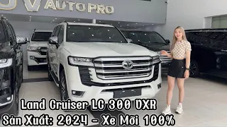 Duy nhất 1 Xe LandCruiser LC300 VXR Trắng/Đen - Sản xuất 2024 - Giao ngay Toàn Quốc.