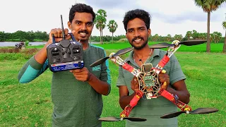 Simplest Drone In The World | பறக்கும் Drone செய்வது எப்படி | Drone Making| Remote Control Drone