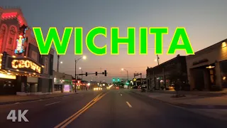 Cruising Wichita, Kansas (4k USA)