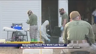 Neighbors react to meth lab bust in Sedgwick County