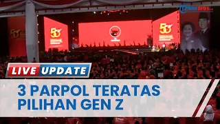 PDI-P Jadi Parpol Pilihan Teratas Gen Z Versi Survei Litbang Kompas, Demokrat Nomor 3