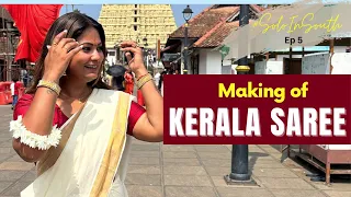 Balaramapuram - Where Kerala Sarees Are Made | Kasavu Saree | Handlooms Of Kerala | Trivandrum Vlog