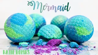 Make a Splash at Bath Time with This Colorful Mermaid Egg Bath Bomb!