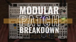 Small Modular Synthesizer | Patch Process Breakdown | Ft. Instruo Saich
