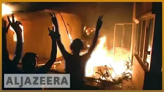 🇮🇶 Iraqi protesters set fire to Iranian consulate in Basra | Al Jazeera English