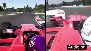 F1 2017 VS Real Life (Ferrari SF70H Comparison, Sebastian Vettel's Pole Lap at Mexico)