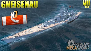 Gneisenau 7 Kills & 231k Damage | World of Warships Gameplay 4k