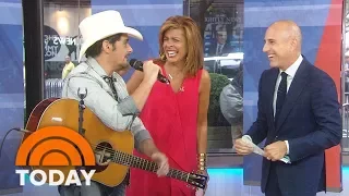 Brad Paisley And Matt Lauer Bond Over Their Love Of Superheroes | TODAY