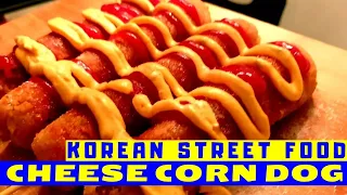 CHEESE CORN DOG RECIPE | POPULAR KOREAN STREET FOOD