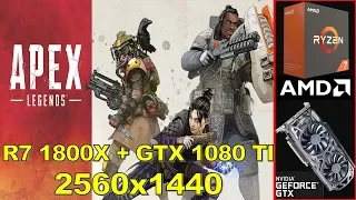 Apex Legends Battle Royale 2560x1440 GTX 1080TI Ryzen 7 1800X@4.05GHz