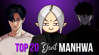 Top 20 GOᗩT Manhwa of all time / #manhwa