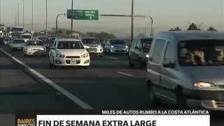 Éxodo turístico por el fin de semana largo - Telefe Noticias