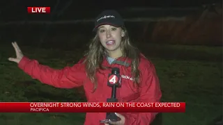 Overnight strong winds, rain on the coast expected in Pacifica