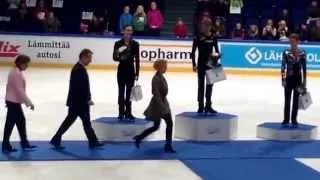 2014 Finlandia Trophy Men's medal ceremony